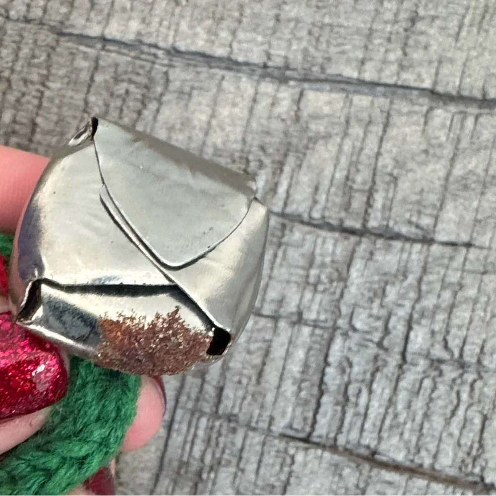 Red and Green Elf Hat with Ears O/S